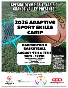 RGV 2026 Adaptive Sports Skills Camps Badminton & Basketball - Image 01 (June 4, 2026)