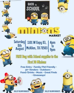 Back to School MINIONS - Image 01 (August 7, 2026)